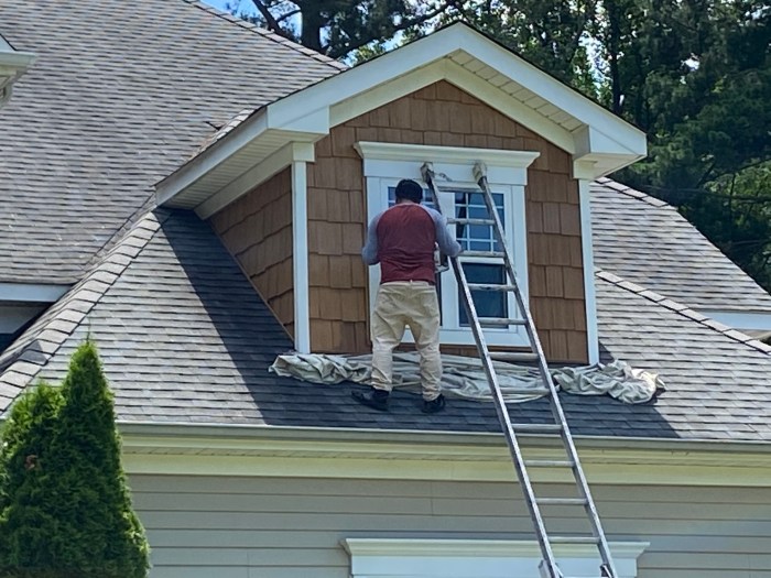 Siding boards shed install Cedar siding replacement