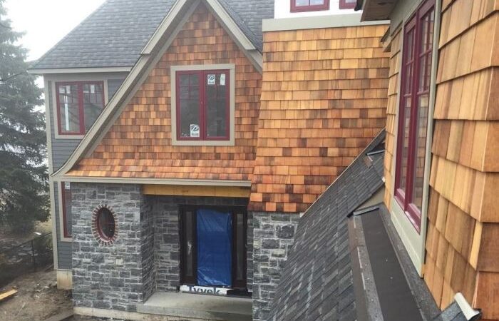 Cedar siding replacement